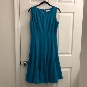 Teal Blue Calvin Klein Dress